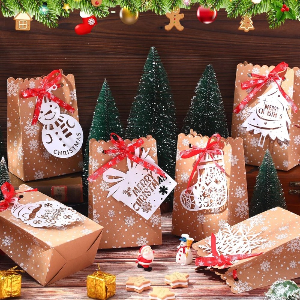 Packaging - 6/12 Cajas de Regalo Navideñas de