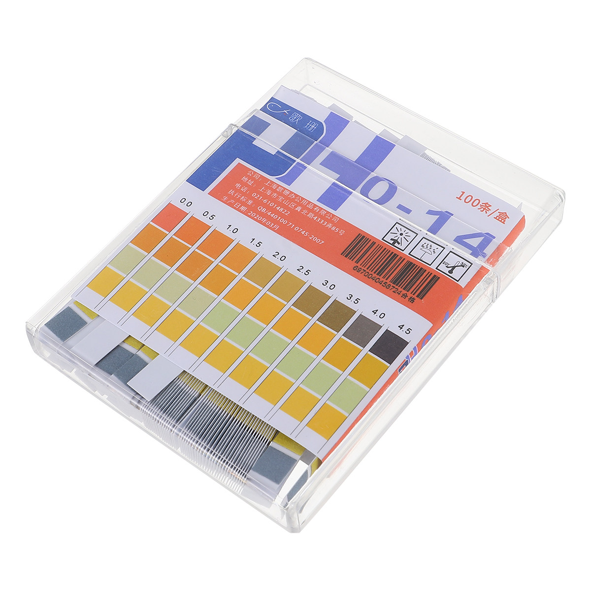 Test Instruments - 100 Tiras de Papel de Prueba