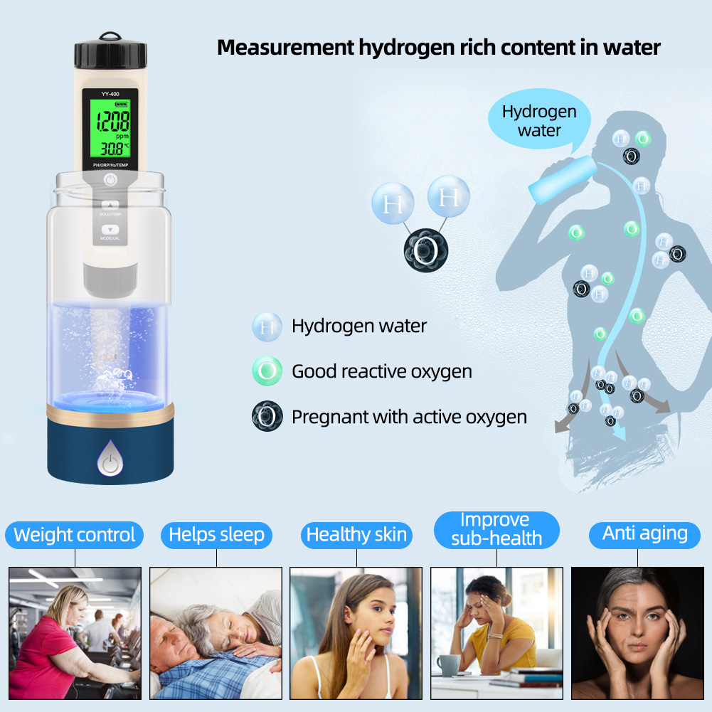 Medidor digital 4 en 1 Yieryi  - Ph Meter Digital Water Tester reseña y precio
