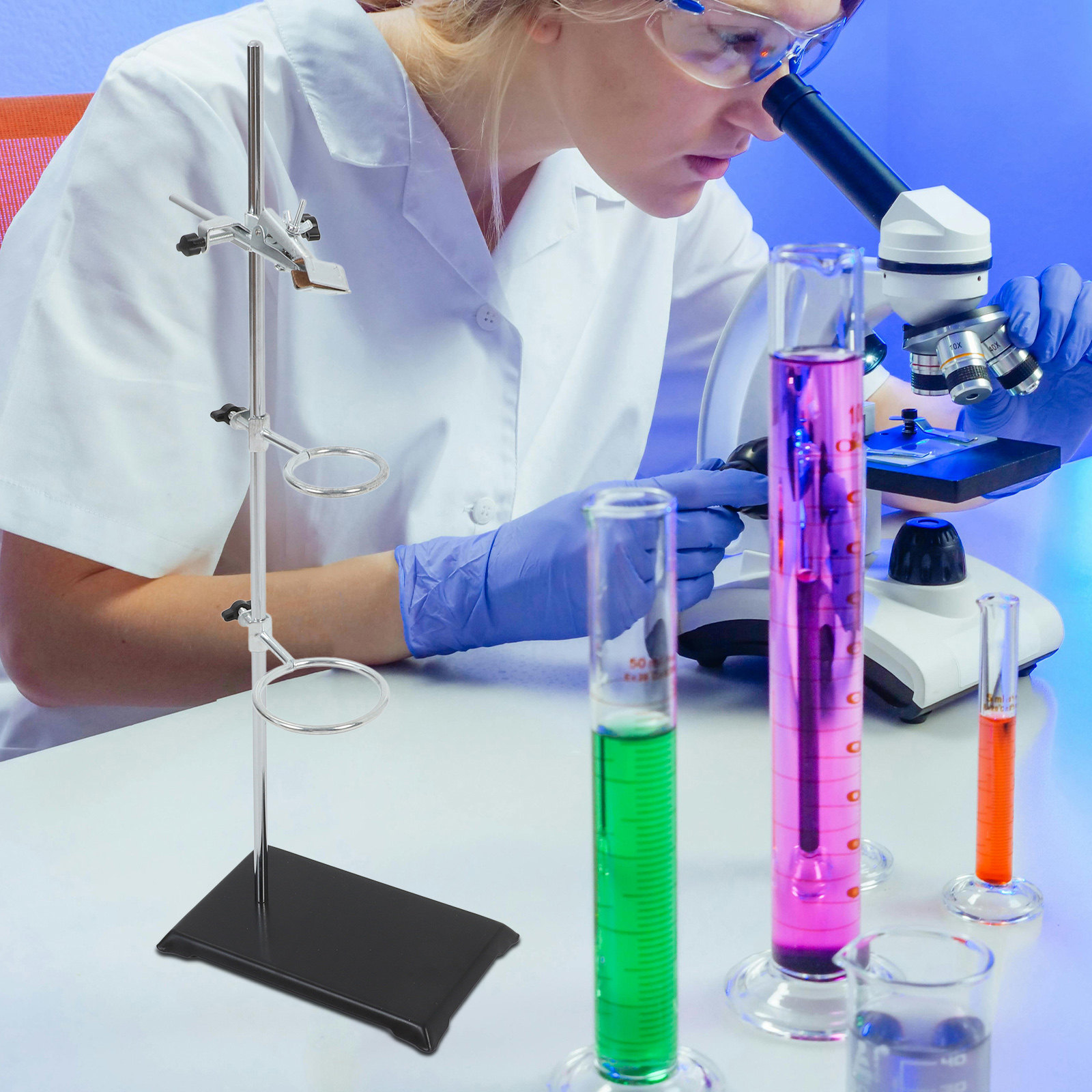 Soporte de anillo para laborat - Lab Equipment reseña y precio