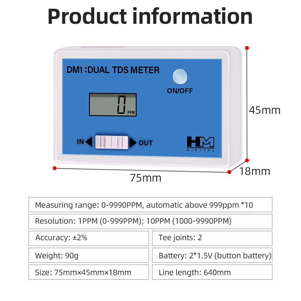 Probador de Calidad del Agua D - Ph Meter Digital Water Tester reseña y precio