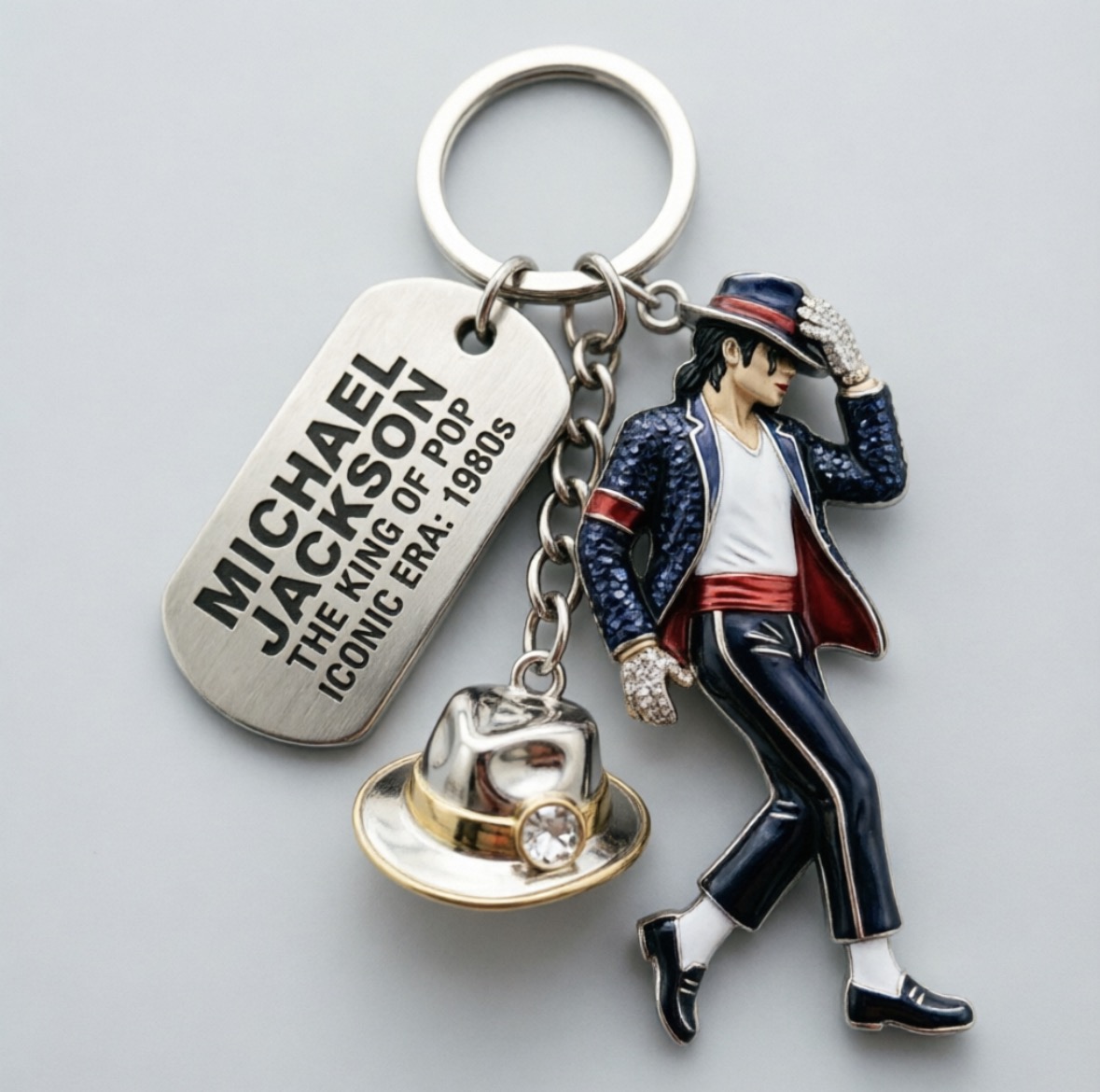 Llavero de Michael Jackson, Co - Packaging reseña y precio