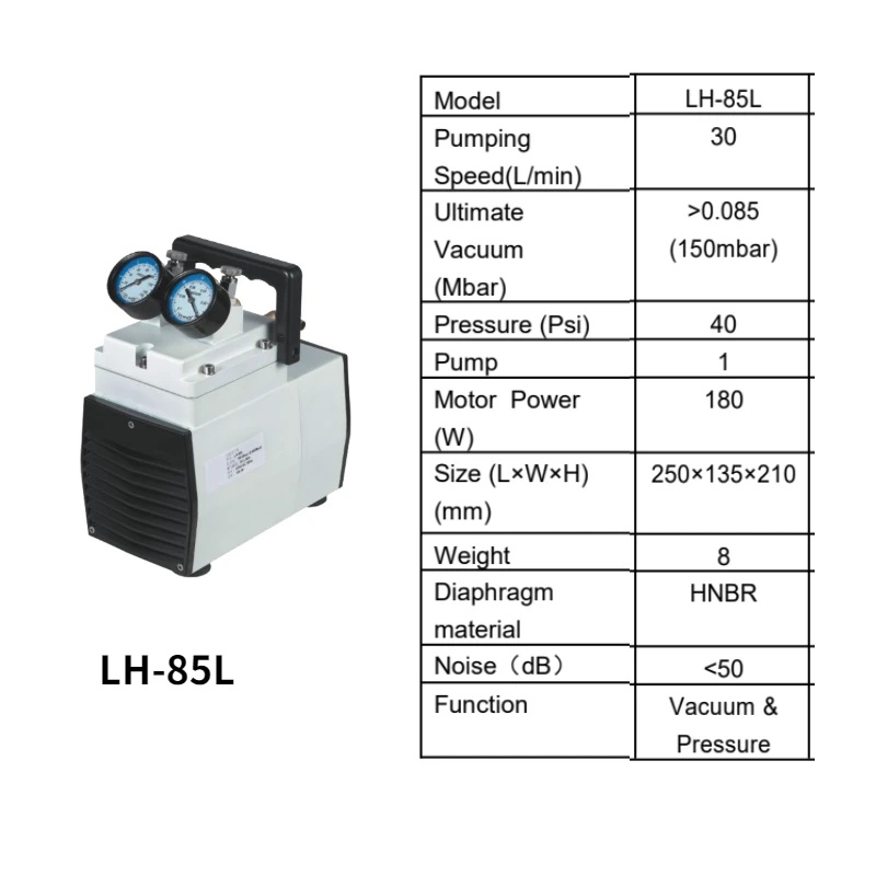 Bomba de Vacío de Diafragma Si - Lab Equipment reseña y precio