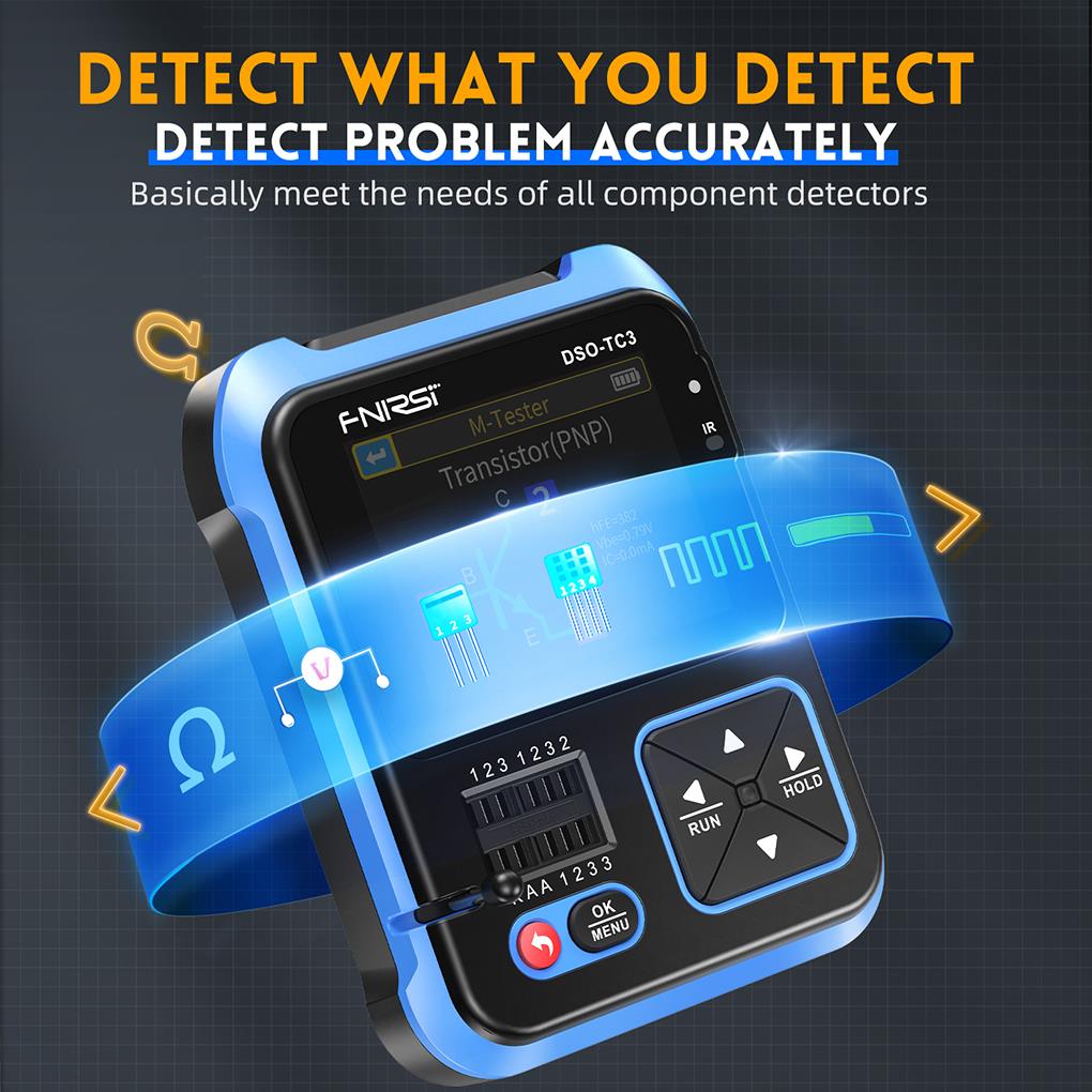 FNIRSI-miniosciloscopio Digita - Fnirsi Digital Oscilloscope Handheld reseña y precio
