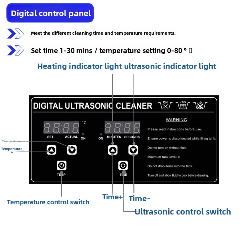 Limpiador Ultrasónico Comercia - Ultrasonic Cleaner 30L Industrial reseña y precio